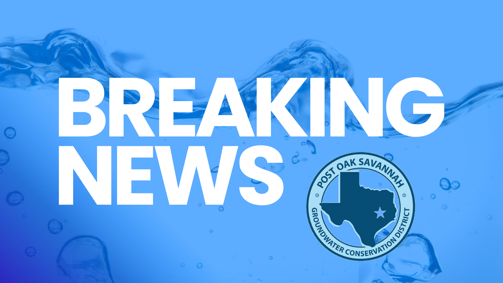 Press Release – District Doubles Sign-up Bonus for Aquifer Conservancy Program and New Board President!